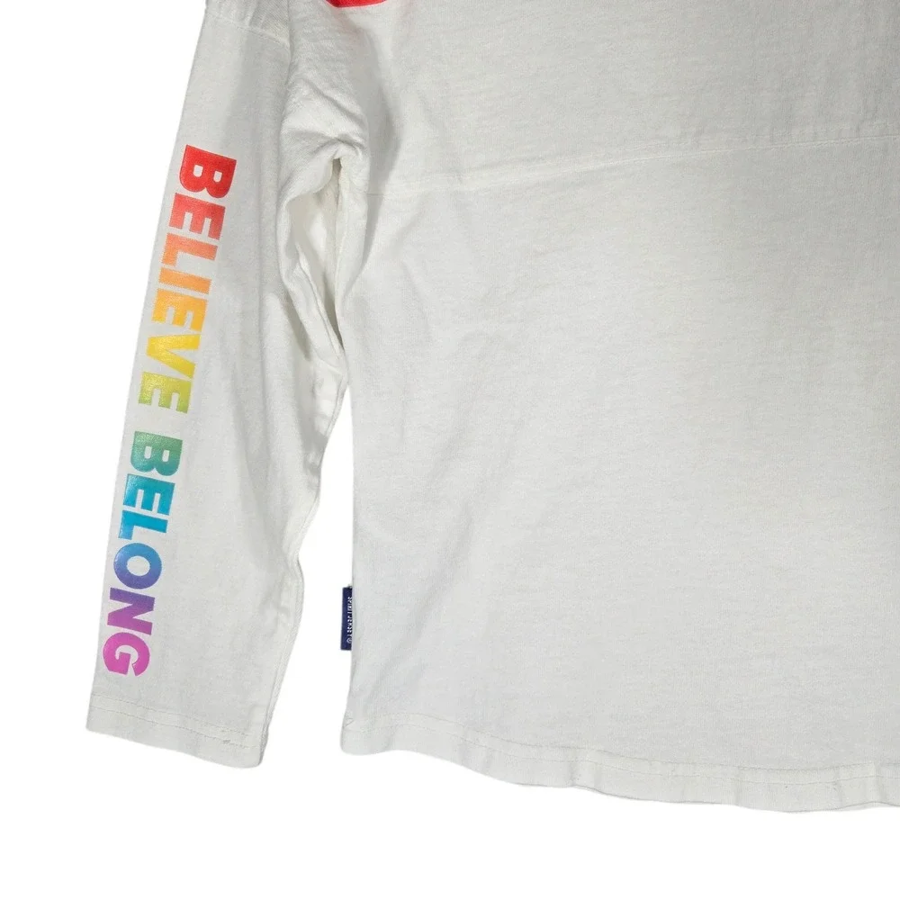 Disney Pride Collection Star Wars Spirit Jersey Kids M 7/8 Rainbow Graphic Shirt